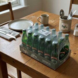 Prince Milos Carbonated Natural Mineral Water, 24x250ml