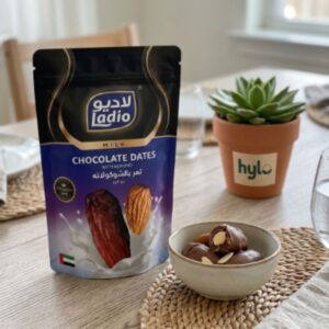 Ladio Milk Chocolate Dates with Almonds, 250g