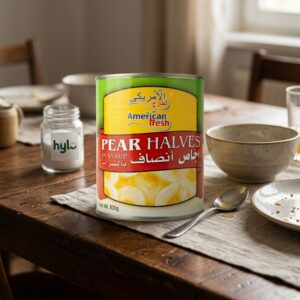 American Fresh Pear Halves in Syrup, 820g