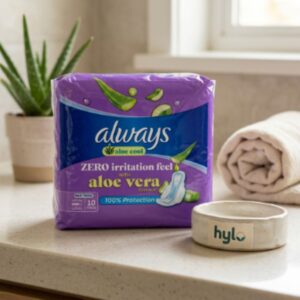 Always Aloe Cool Maxi Thick Sanitary Pads, Light Day Long, 10pcs