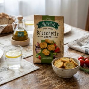 Maretti Oven Baked Bruschette Chips Mediterranean Vegetables, 70g