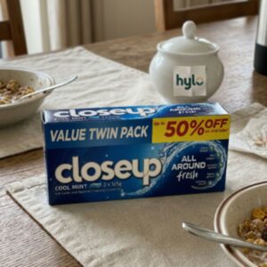 Closeup Toothpaste Cool Mint Value Twin Pack, 2x125g