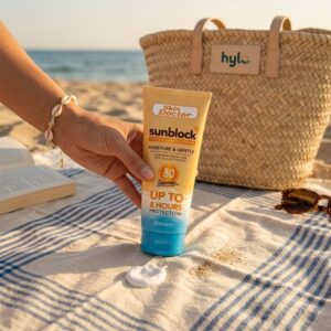 Skin Doctor Face & Body Moisturizing Sunblock Cream SPF 80 with Collagen & Vitamin E, 200mL
