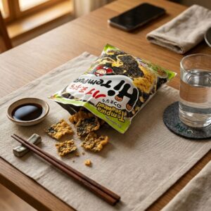 Temari Nori Tempura Seaweed Snack Chicken Layered, 32g