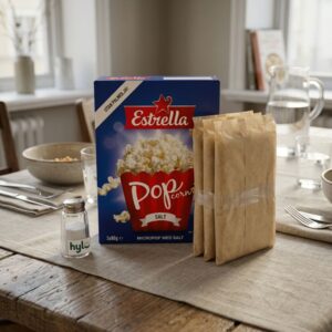 Estrella Popcorn Salt, 3x80g  Microwave Bags