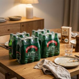 Prince Milos Carbonated Natural Mineral Water, 24x250ml
