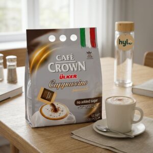 Cafe Crown Ulker Cappuccino No Added Sugar, 20x12.5g