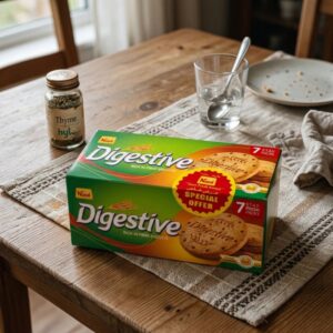 Nabil Digestive Biscuits, 7 Stay Fresh Packs, 2x250g