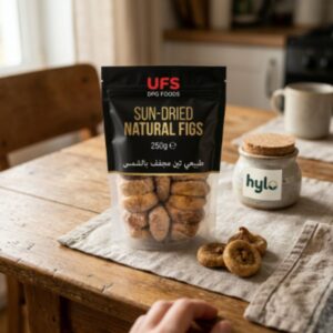 UFS DPG Foods Sun-Dried Natural Figs, 250g