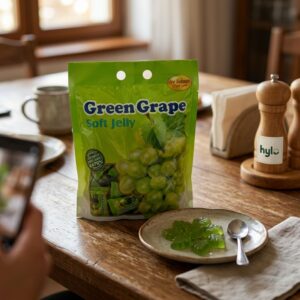 Ace Sabaah Green Grape Soft Jelly, 400g