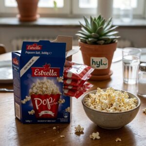 Estrella Popcorn Salt, 3x80g  Microwave Bags