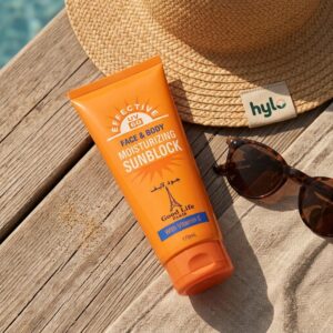 Good Life Paris Effective UV 60 Face & Body Moisturizing Sunblock Cream, 170mL