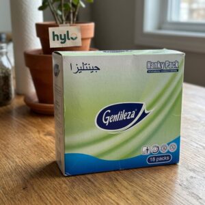 Gentileza Hanky Pack Facial Tissues, 18 Packs Box