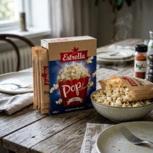 Estrella Popcorn Salt, 3x80g  Microwave Bags