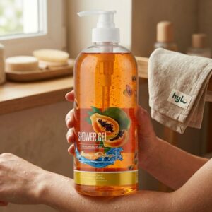 Juicy Papaya Shower Gel, 1000ml Bottle