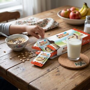 Kinder Creamy Cocoa and Milk Snack, 24x19g