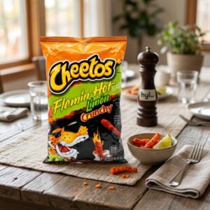 Cheetos Flamin' Hot Limon Crunchy, 226.8g