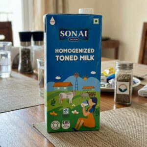 Sonai Doodh Homogenized Toned Milk, 1L