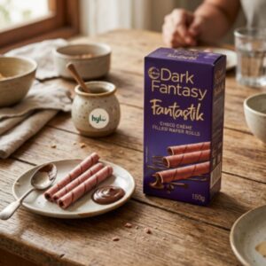 Sunfeast Dark Fantasy Fantastik Choco Creme Wafer Rolls, 150g