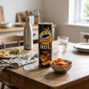 Pringles Hot Cheese & Chilli Flavour, 160g