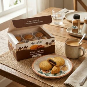 Abu Auf Plain Maamoul Date Filled Cookies, 12x23g