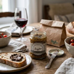 Bornibus Black Olive Spread, 240g