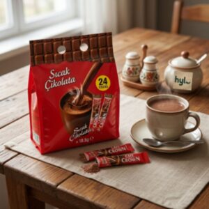 Ulker Cafe Crown Hot Chocolate, 24 Sticks x 18.5g