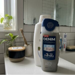 Denim Performance Detox Body and Face Wash, 400ml