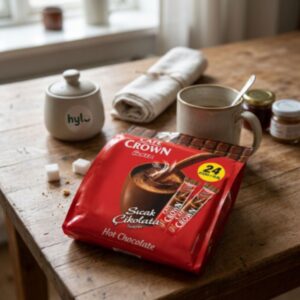 Ulker Cafe Crown Hot Chocolate, 24 Sticks x 18.5g