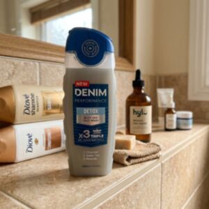 Denim Performance Detox Body and Face Wash, 400ml