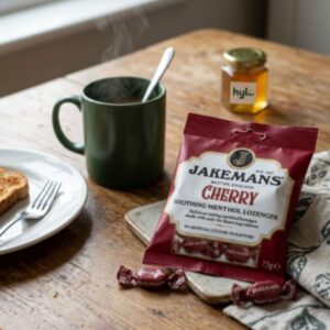 Jakemans Cherry Soothing Menthol Lozenges, 73g