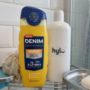 Denim Performance Nourish Body and Face Wash, 400ml