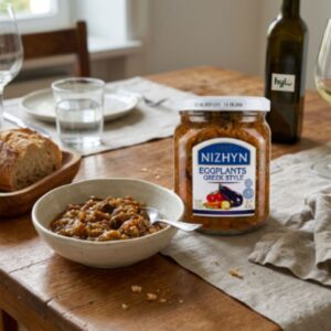 Nizhyn Eggplants Greek Style, 450g