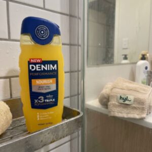 Denim Performance Nourish Body and Face Wash, 400ml