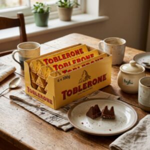 Toblerone Swiss Milk Chocolate, 6 x 100g