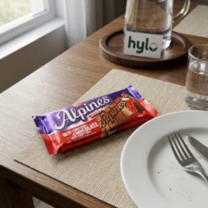 Roven Alpines Crispy Milky Compound Chocolate with Crispy Rice, 65g