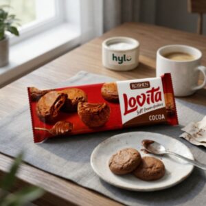 Roshen Lovita Soft Cream Cookies Cocoa, 127g