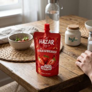 HAZAR Strawberry Fruit Pouch, 150ml