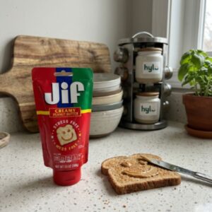 Jif Creamy Peanut Butter Squeeze Pouch, 369g (13oz)