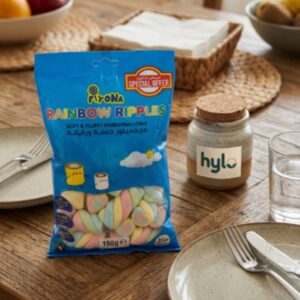 Flyona Rainbow Ripples Soft & Fluffy Marshmallows, 150g