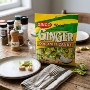 Ginco Ginger Coconut Candy, 160g