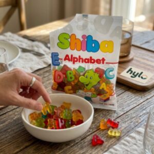 Shiba Alphabet Jelly Gum, 160g