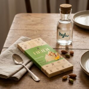 Heidi Grand'Or White Almonds & Pistachio, 100g
