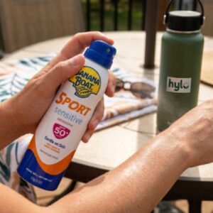 Banana Boat Sport Sensitive Sunscreen Spray SPF 50+, 170g