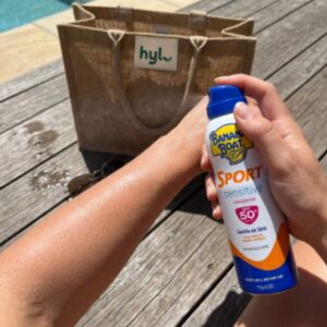Banana Boat Sport Sensitive Sunscreen Spray SPF 50+, 170g