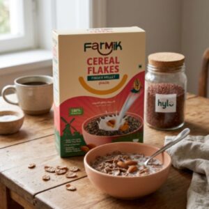 Farmik Finger Millet (Ragi) Cereal Flakes, 300g