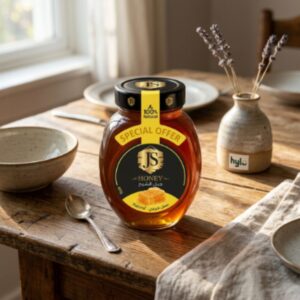 JS Honey Natural Honey, 425g
