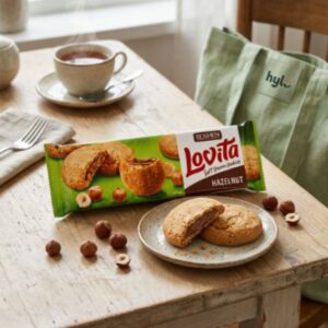 Roshen Lovita Soft Cream Cookies Hazelnut, 127g