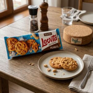Roshen Lovita Classic Cookies Peanuts, 150g