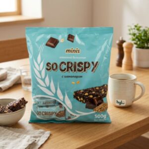 SO CRISPY Minis Chocolate Cereal Bars, 500g